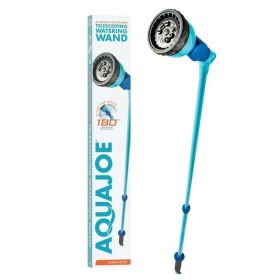 Aqua Joe Telescoping Watering Wand, Extends 36" - 53", 10 Spray Patterns