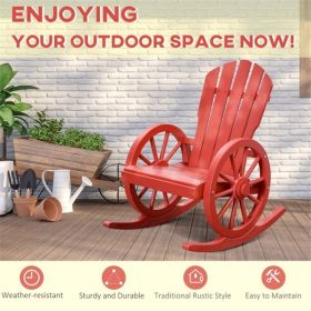 Garden lounge chairs-red