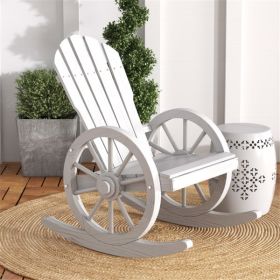 Garden lounge chairs-White