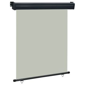 Balcony Side Awning 55.1"x98.4" Gray