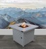 25" H x 30" W Steel Propane/Natural Gas Fire Pit Table
