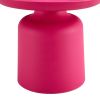 Magenta Fashion Stylish and Versatile Plastic Round Side Table indoor / outdoor use
