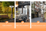 PSLSB03.outdoor bistro umbrella gas heater.