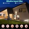 Solar Powered Bug Zapper LED Mosquito Killer Lamp Electronic Pest Control