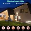 Solar Powered Bug Zapper LED Mosquito Killer Lamp Electronic Pest Control