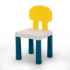 Multifunctional Rectangular Building Block Table - Red and Blue (with DIY Blocks)