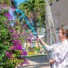 Aqua Joe Telescoping Watering Wand, Extends 36" - 53", 10 Spray Patterns
