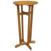Patio Bar Table Ø23.6"x41.3" Solid Wood Acacia