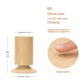 Bedside Lamp Bedroom Touch Charging Minimalist Style (Option: Elf charging model)