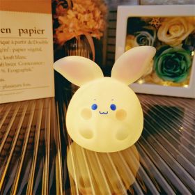 Cartoon Luminous Night Market Stall Led Small Night Lamp Christmas Gift (Option: Fur Rabbit)