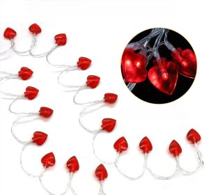 Love Lamp String LED Decorative Lamp Valentine's (Option: Red-1.5M 10light)