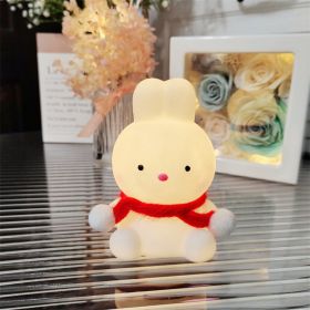 Cartoon Luminous Night Market Stall Led Small Night Lamp Christmas Gift (Option: Kktu Red Scarf)