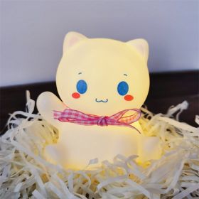 Cartoon Luminous Night Market Stall Led Small Night Lamp Christmas Gift (Option: Cat Pink)