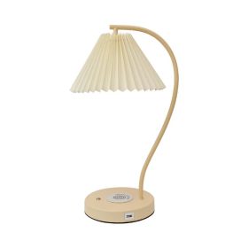 Cream Wind Mobile Phone Wireless Charging Lamp (Option: Tricolor Light-Upgraded)