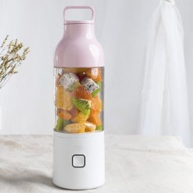 Portable Mini Juice Cup For Home Use (Color: pink)