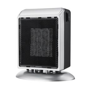 Cartoon Mini Heater Small Desktop Heater Lovely Household Electric Heater (Type: silver EUR 220v)