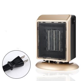 Cartoon Mini Heater Small Desktop Heater Lovely Household Electric Heater (Type: golden EUR 220v)