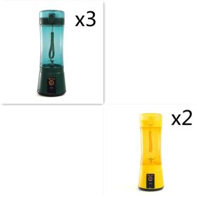Portable Blender Portable Fruit Electric Juicing Cup Kitchen Gadgets (Option: Set4-USB)