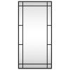 Wall Mirror Black 15.7"x31.5" Rectangle Iron