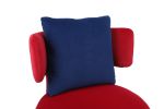 Swivel Accent Chair Armchair, Round Barrel Chair in Fabric for Living Room Bedroom