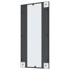Wall Mirror Black 15.7"x31.5" Rectangle Iron
