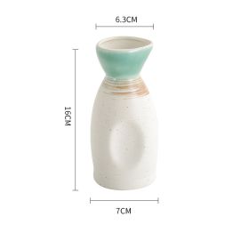 Creative Japanese Household Ceramic Baijiu Pot (Option: Azure-Large)
