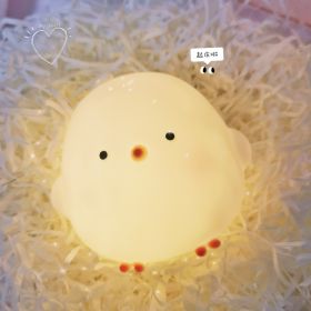 Cartoon Luminous Night Market Stall Led Small Night Lamp Christmas Gift (Option: Chicken White Medium)
