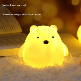 Cartoon Luminous Night Market Stall Led Small Night Lamp Christmas Gift (Option: Bear)