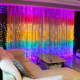 Programmable Magic Curtain Light Controlled By APP (Option: APP Magic-3X3M-AU)