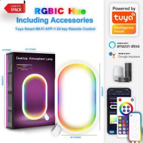 Smart RGB Ambience Light (Option: English Color Box Packaging-Double Template White)