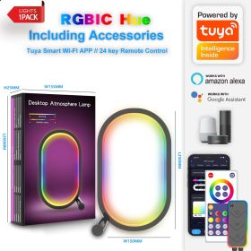 Smart RGB Ambience Light (Option: English Color Box Packaging-Double Template Black)
