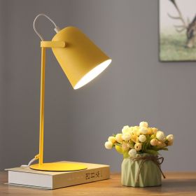 Creative Bedroom LED Bedside Table Lamp (Option: Lemon Yellow-5W Warm Light-220V US)