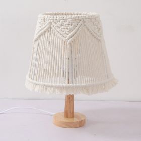Nordic Style Hand-woven Table Decorative Bedroom Bedside Lamp (Option: Style C-UK)